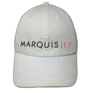HYP Marquis Jet White One Size Baseball Cap Hat Pink Underbrim Side Embroidery